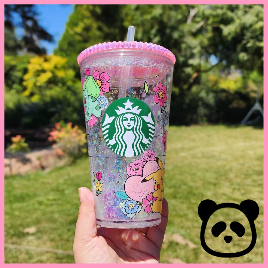 *Ready to Ship* Pokemon Snowglobe Tumbler