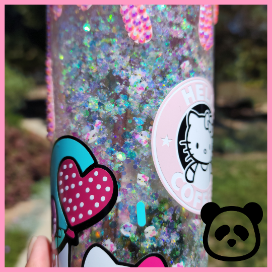 *Ready to Ship* Kitty Snowglobe Tumbler