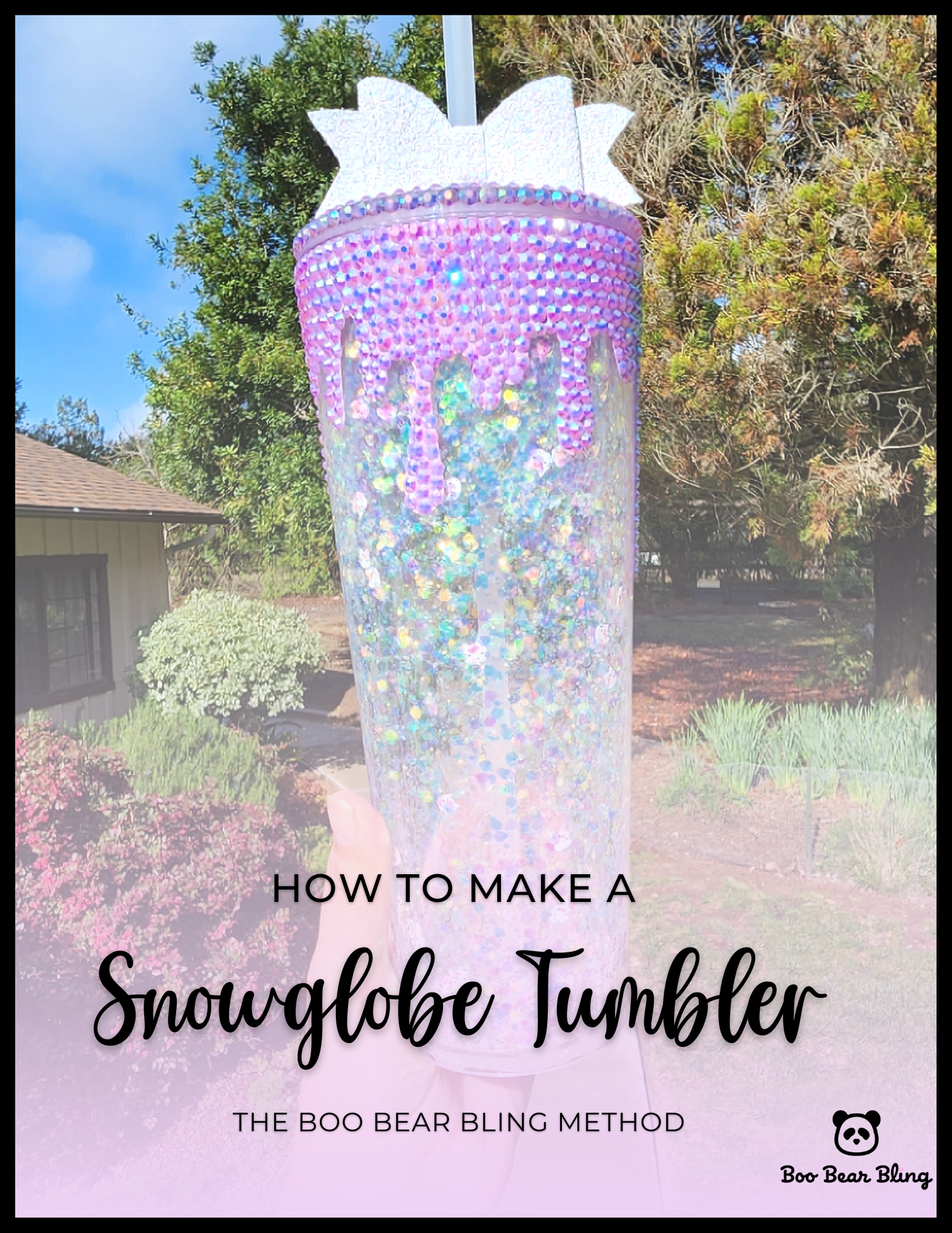 DIY How To Make a Snow Globe Tumbler - Step by Step Tutorial