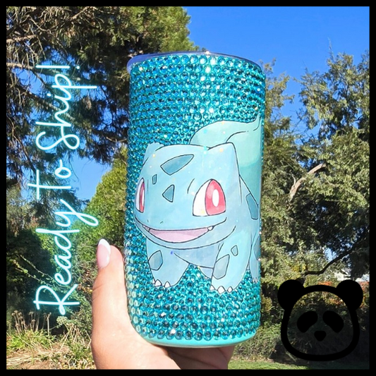 *Ready to Ship* Poke Bulbasaur Bling Cup