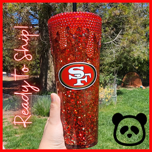 *Ready to Ship* 49ers Snowglobe Tumbler